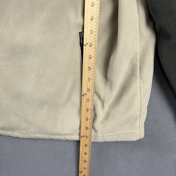 Champion Sweater Mens Medium Beige 1/4 Zip Fleece Athletic Casual Outdoor - Picture 8 of 8